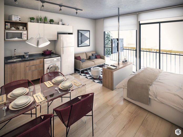 Desain Apartemen Studio